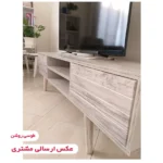 میز تلویزیون لوتوس مدل گلاس - Image 11
